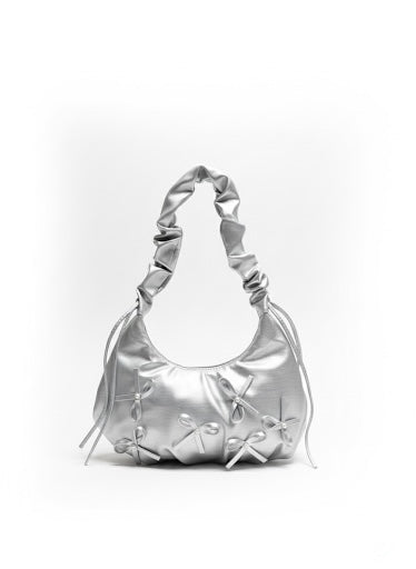 The Shimmering Bow Crescent Bag
