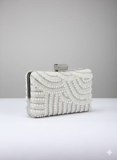 The Pearl Cascade Clutch